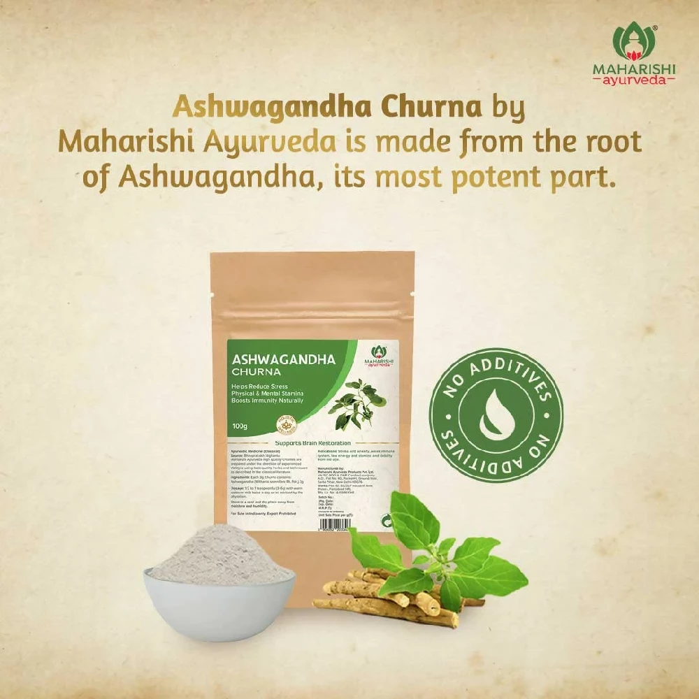 Maharishi Ayurveda Ashwagandha Churna, 100g-4.webp